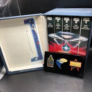 Star Trek The Movies 25th Anniversary Collection VHS Gift Set Paramount Pictures